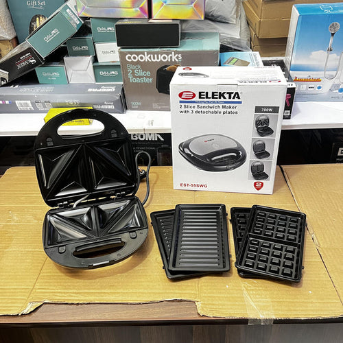 Elekta Sandwich & Waffle Maker - Lot Imported