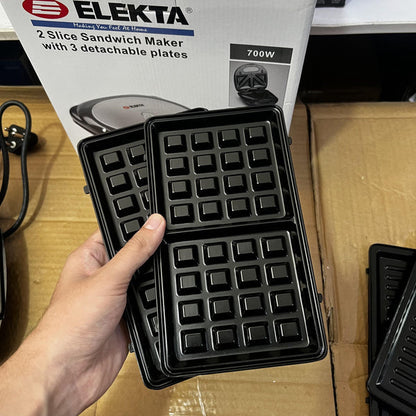 Elekta Sandwich & Waffle Maker - Lot Imported