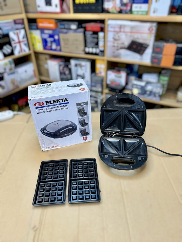 Elekta Sandwich & Waffle Maker - Lot Imported