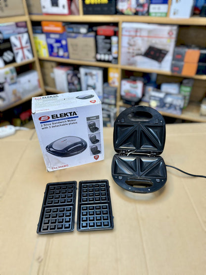 Elekta Sandwich & Waffle Maker - Lot Imported