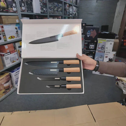 4 Piece Japanese Knives Set