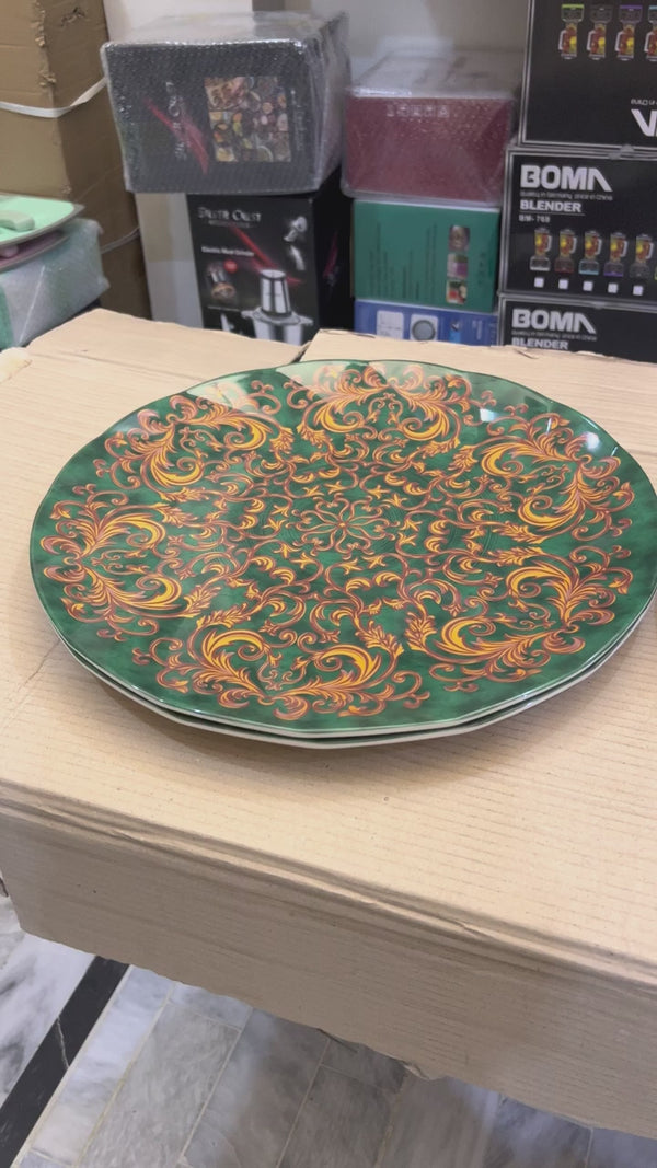 England Lot Imported 16 inch 2 Piece Serving Trays