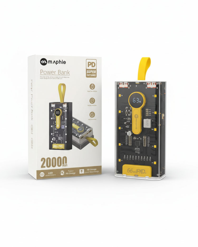 Original MAPHIE 66w 20000mAh (PD Super Fast) PowerBank