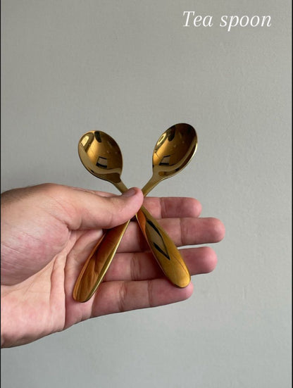 20Pcs High Quality Stainlees Steel Cutlery Set Golden Color