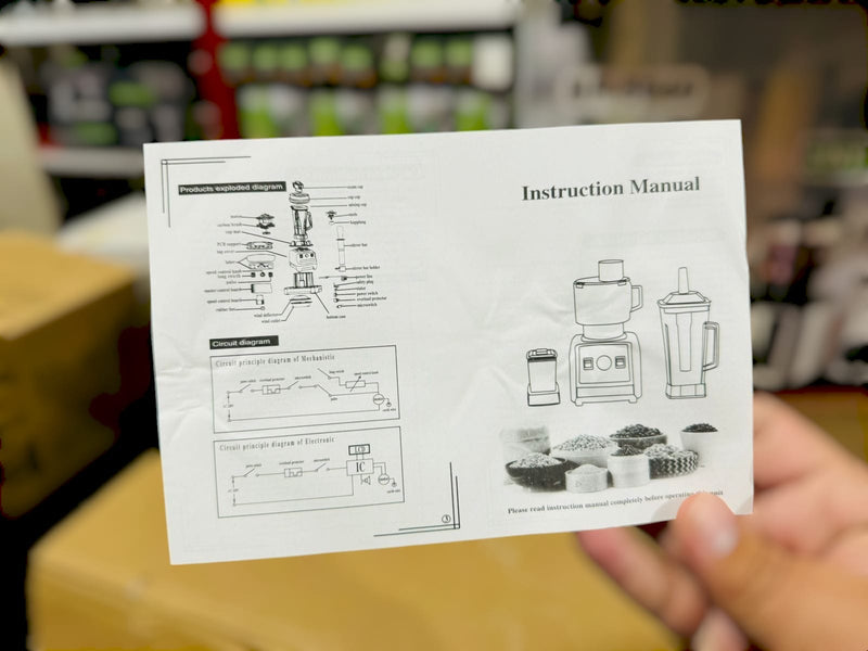 BARDEFU 3 in 1 Blender Chopper & Grinder BF-5040