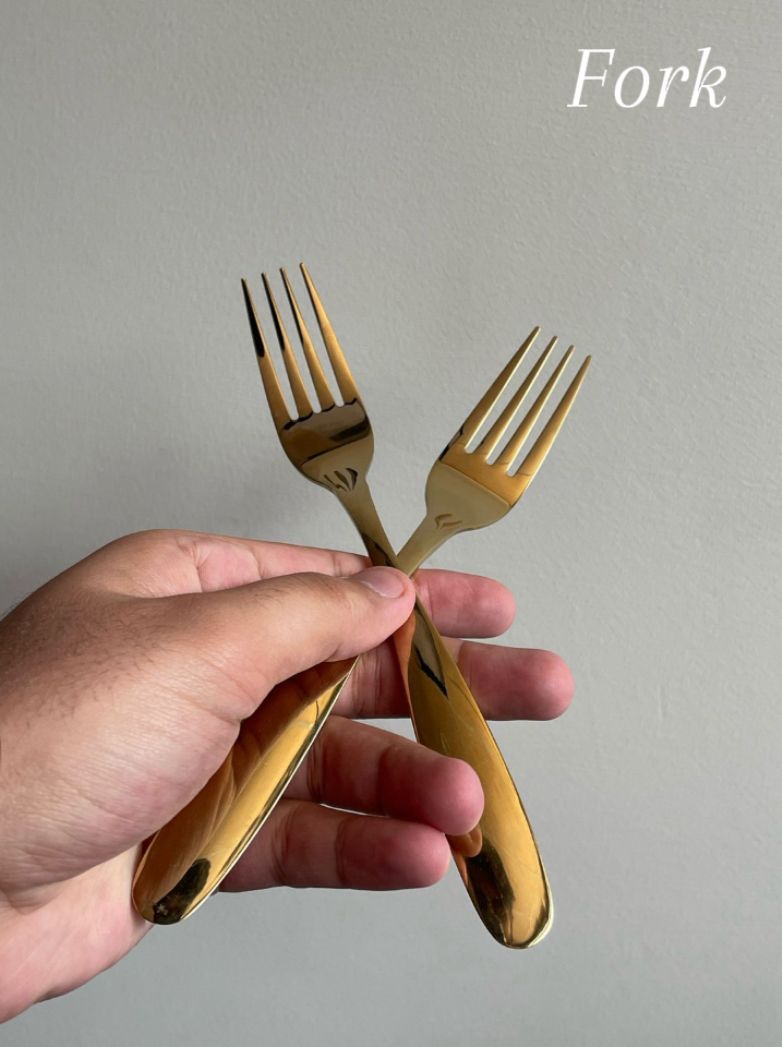 20Pcs High Quality Stainlees Steel Cutlery Set Golden Color