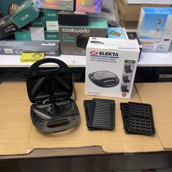 Elekta Sandwich & Waffle Maker - Lot Imported