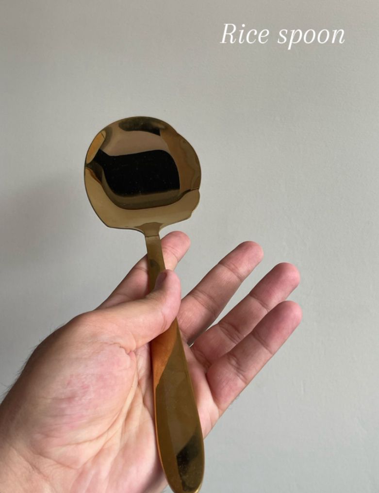 20Pcs High Quality Stainlees Steel Cutlery Set Golden Color