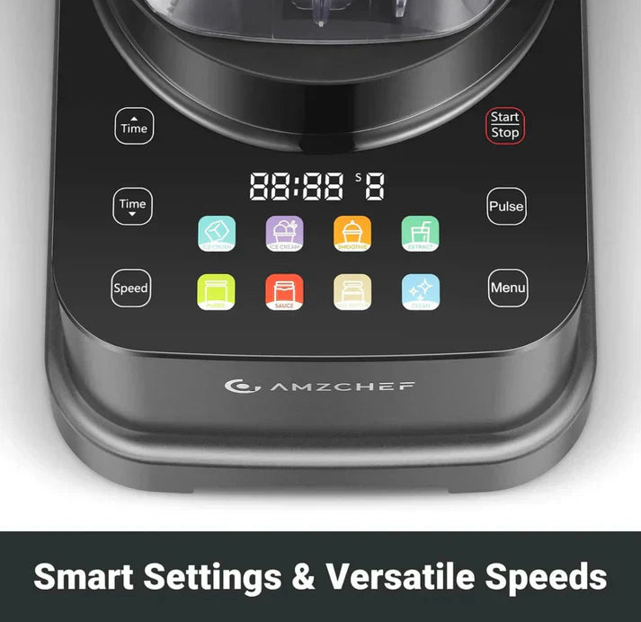 AMZCHEF 8 in 1 Professional Blenders with LED Panel Touch Control