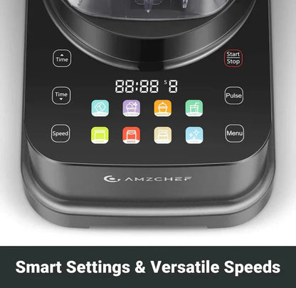 AMZCHEF 8 in 1 Professional Blenders with LED Panel Touch Control