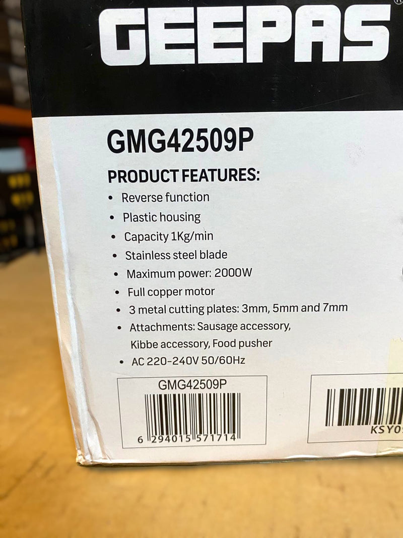 GEEPAS Meat Grinder 42509