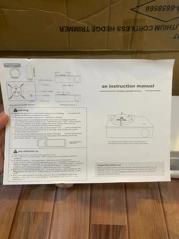 2 in 1 Camping Gas Stove
