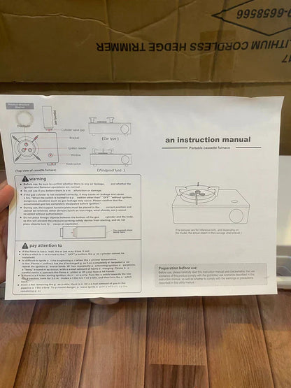 2 in 1 Camping Gas Stove