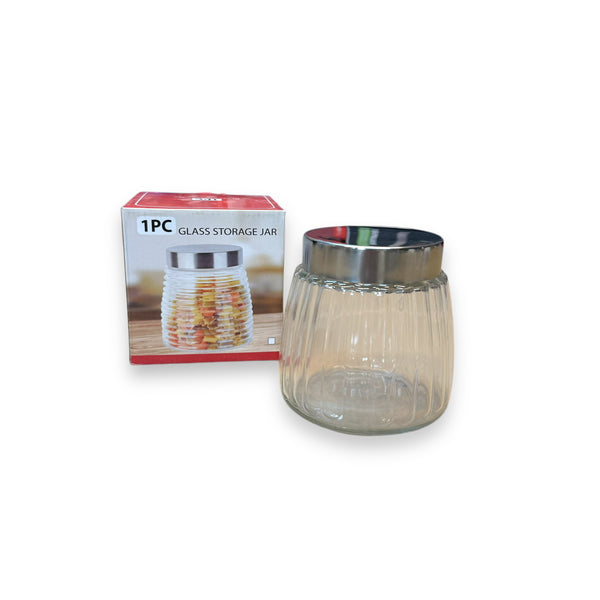 Lot Imported Glass Storage Jar