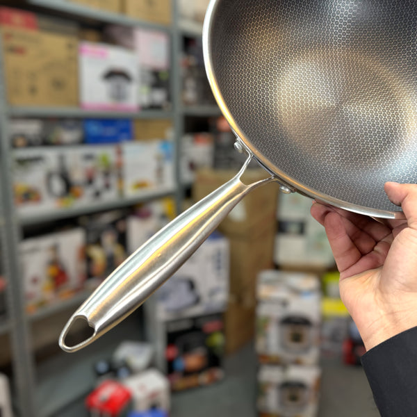 Alice 3 Layer Steel Honaycomb Wok