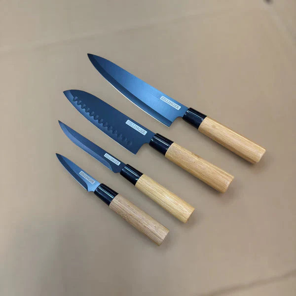4 Piece Japanese Knives Set