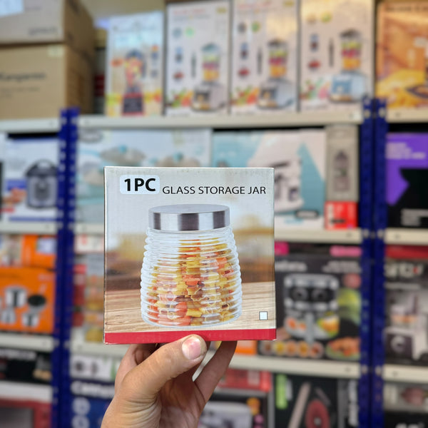 Lot Imported Glass Storage Jar