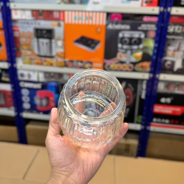 Lot Imported Glass Storage Jar