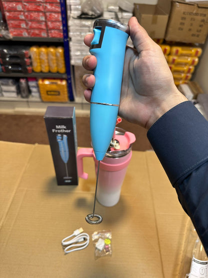 Cute 40 oz Tumbler with Handle and Straw