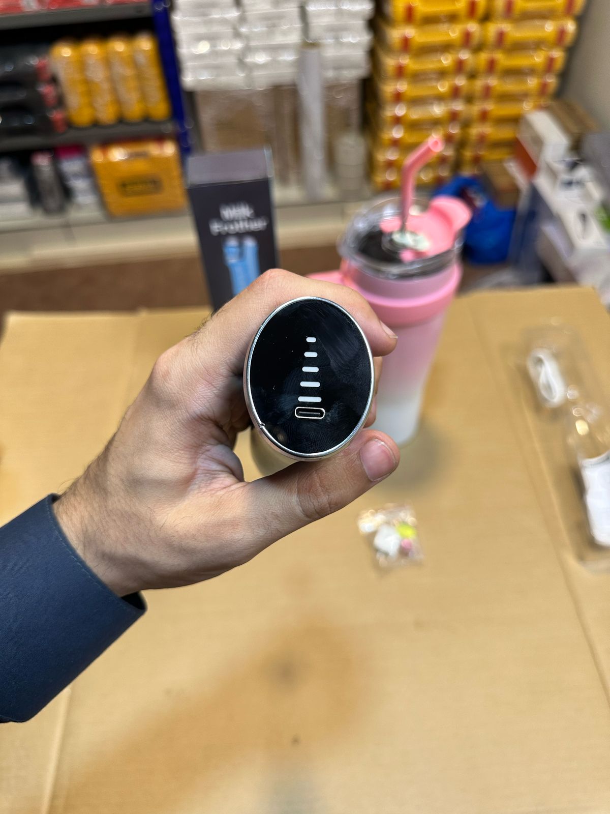 Cute 40 oz Tumbler with Handle and Straw