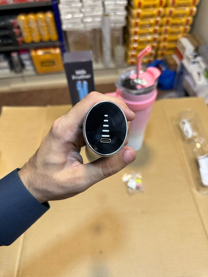 Cute 40 oz Tumbler with Handle and Straw