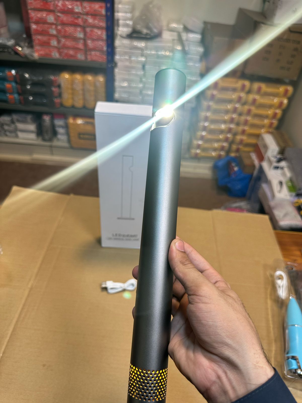 Led stand table Lamp stainlees steel