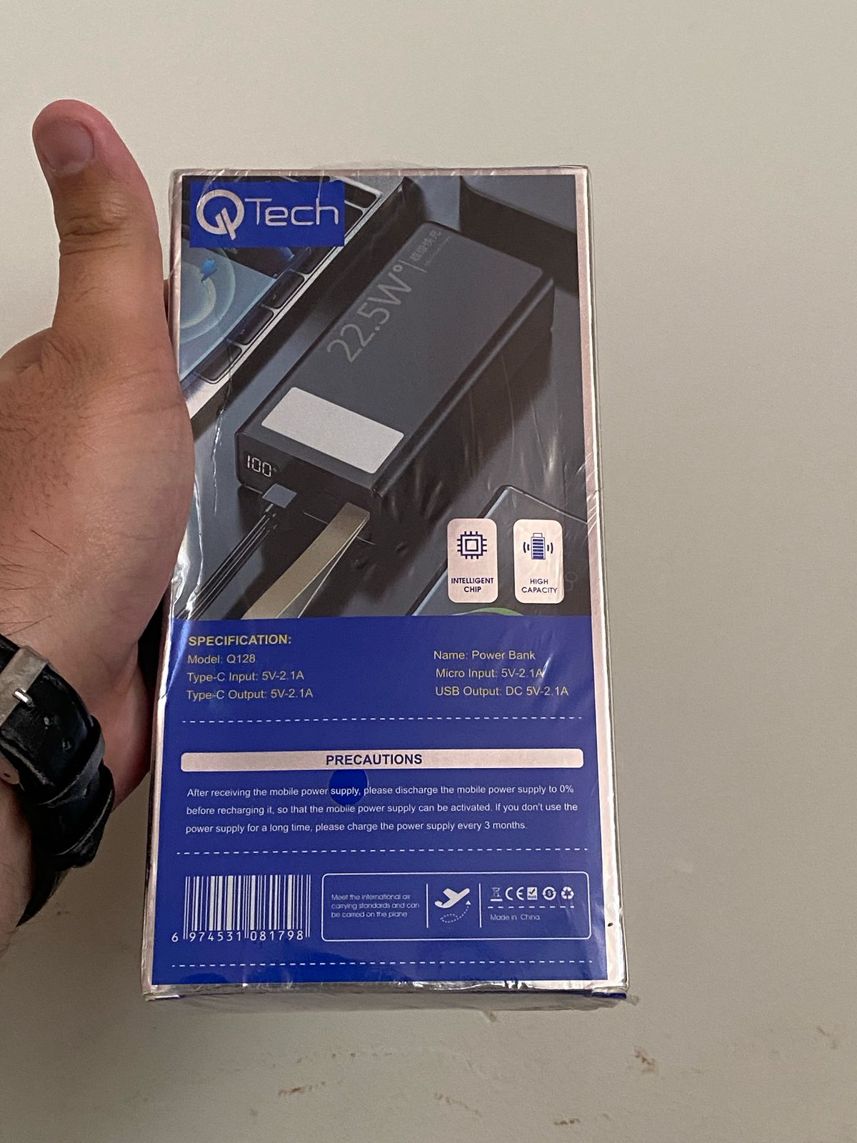 Q tech 30000 mAh power bank