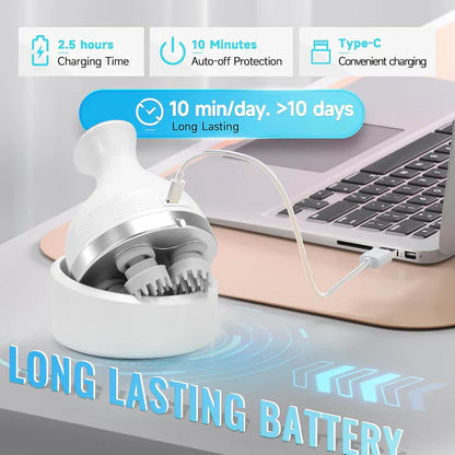 Electric Scalp Massager With 4 Modes